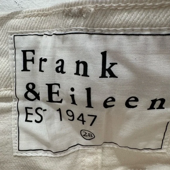 Frank & Eileen MONAGHAN Jeans in Cream, Italian Vintage Denim